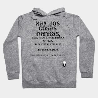 Hay dos cosas Infinitas Black Hoodie